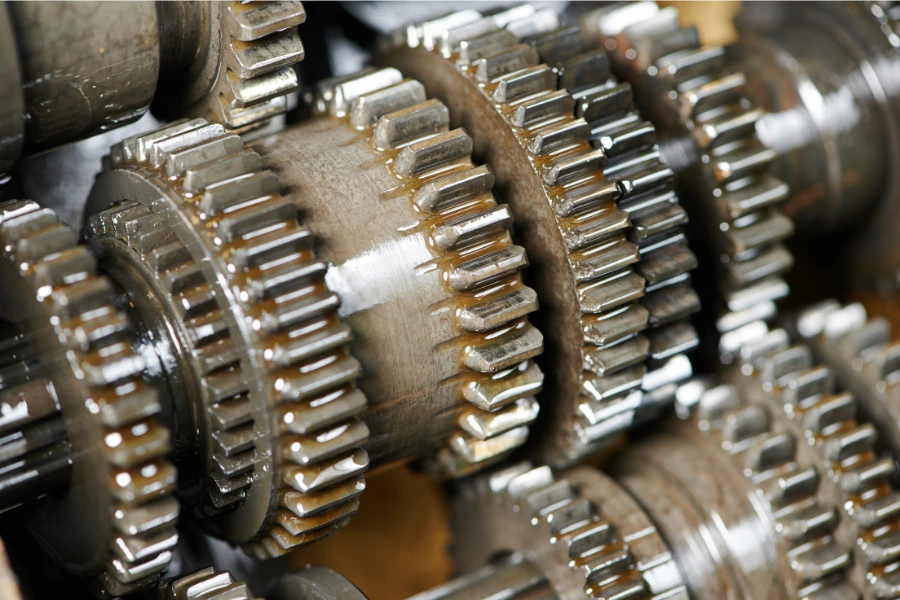 Gearbox and Engine Assembly