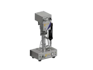 Air-driven piston pump for single-cartridge feeding of high-viscosity adhesives and sealants in manual or semi-automatic lines.