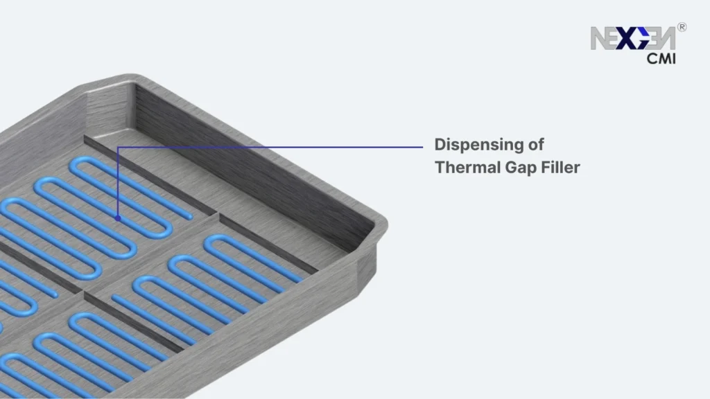Cell-to-Cooling Plate Bonding (Gap Filling)